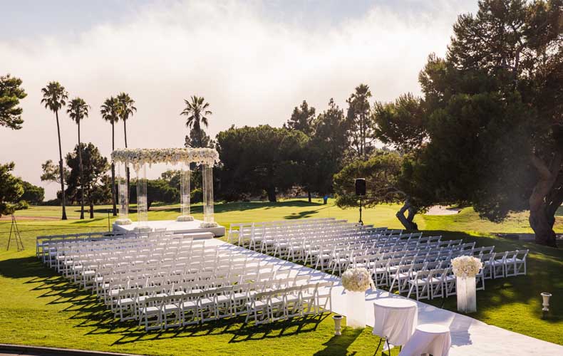 Outdoor wedding